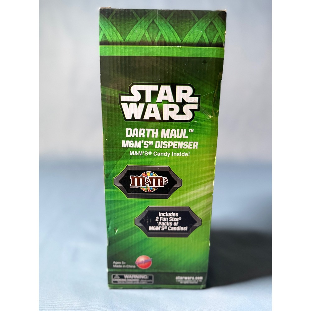 Star Wars Darth Maul M&M's Candy Dispenser 2013 Red Sith Collectible New - Picture 3 of 7